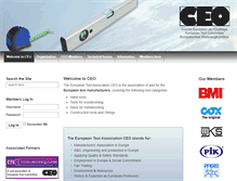 Tablet Screenshot of ceo-tools.com